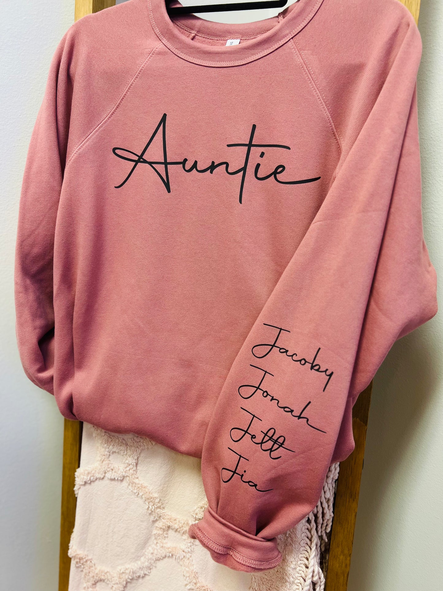 Mama-Auntie-Grandma-Grandpa Custom Sweatshirt