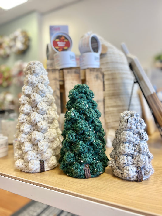 Handmade Yarn Christmas Trees