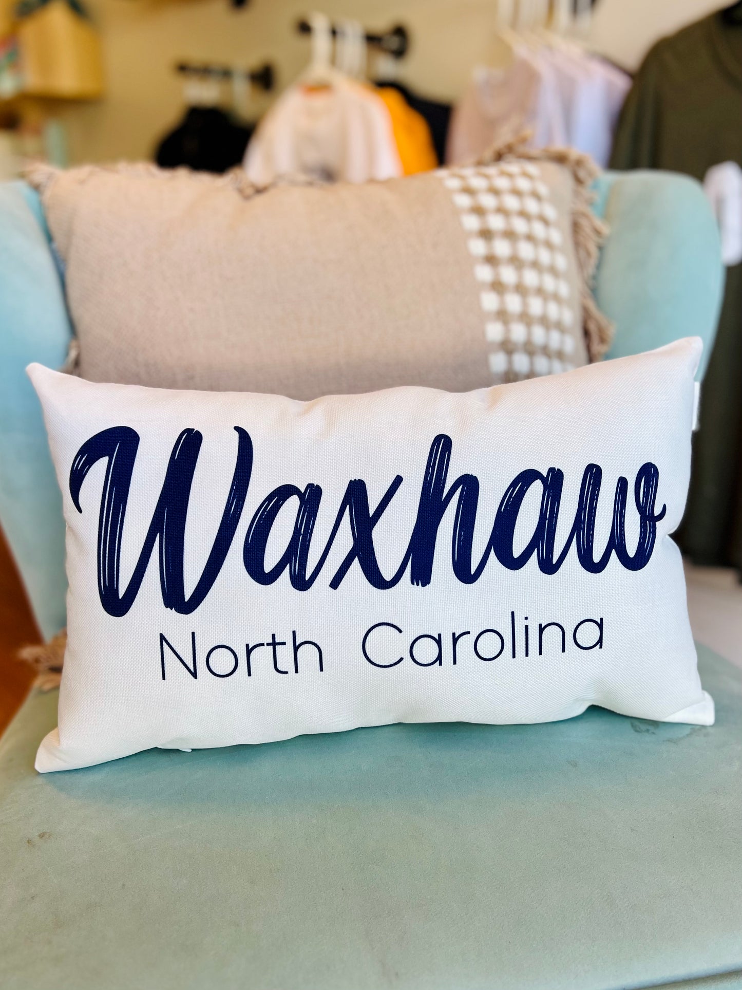 Waxhaw, NC Throw Pillow