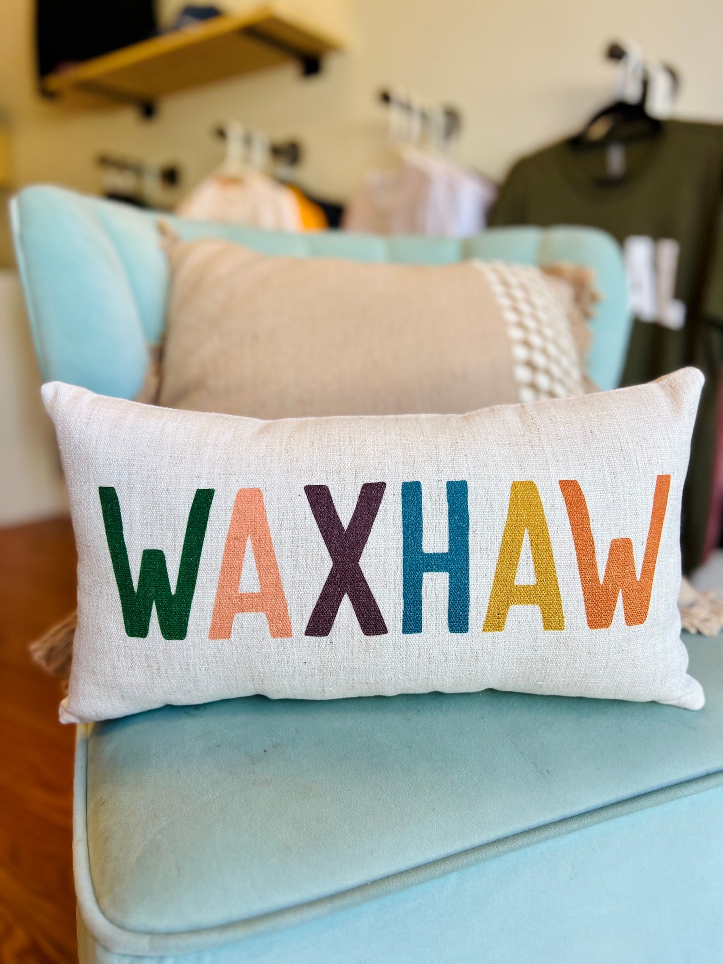 Colorful WAXHAW Pillow