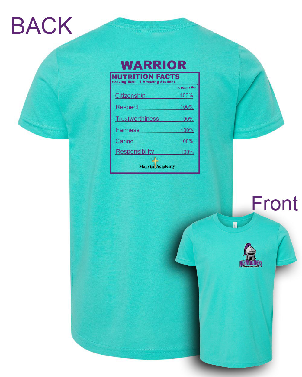 **NEW Warrior Nutrition Facts T-Shirt