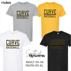 CURVE Baseball Tee