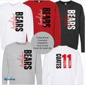 BEARS Volleyball - Crewneck Sweatshirt