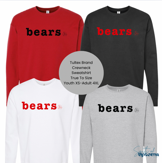 BEARS. Crewneck Sweatshirt