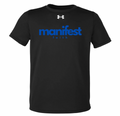 Black Under Armor Tech T-Shirt - Manifest Faith