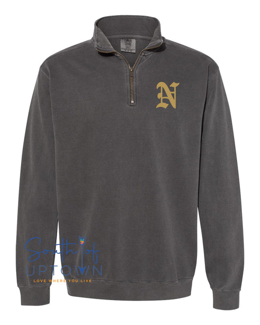 Embroidered NP 3/4 Zip